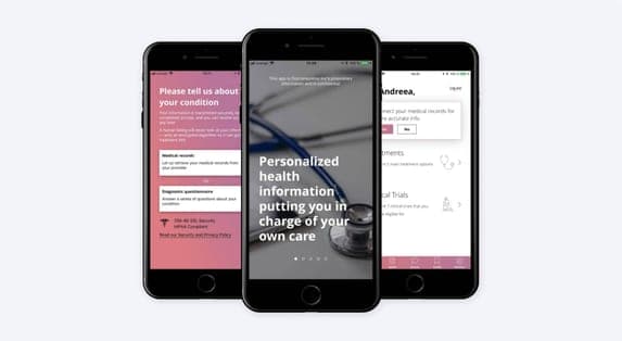 Outcomes4me product screenshot