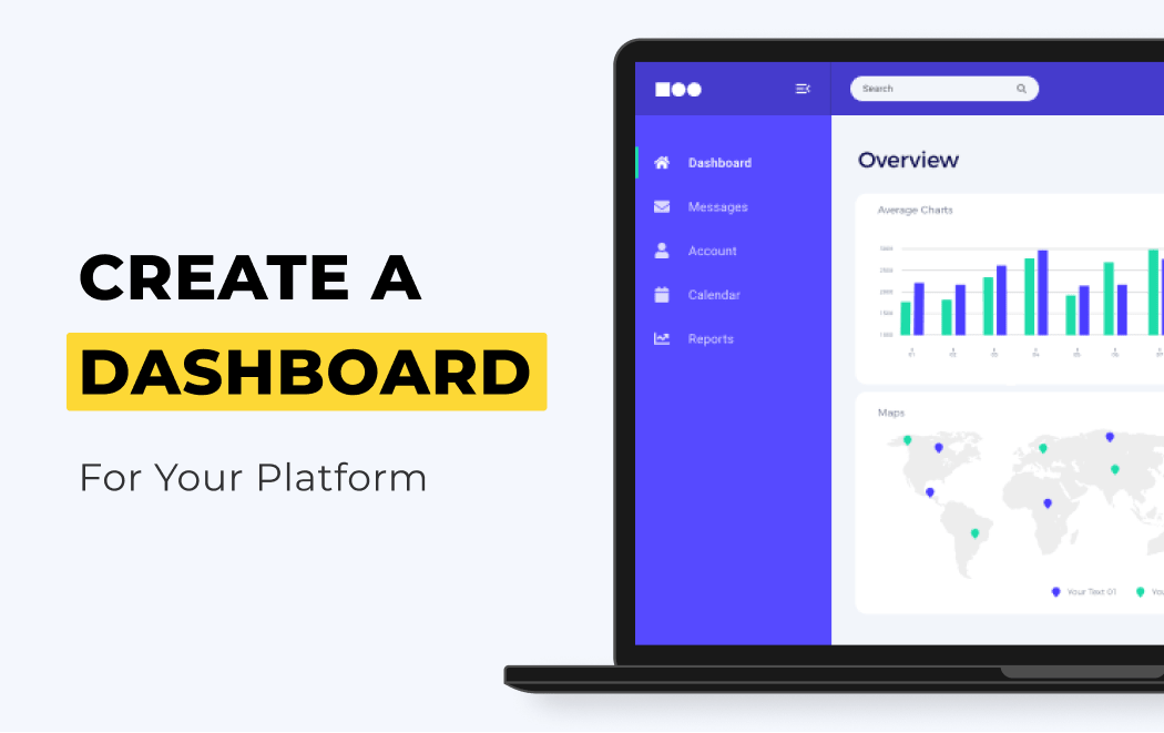 How to create a dashboard for your web platform