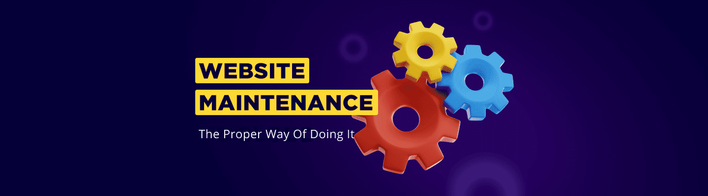 The proper way of doing website maintenance