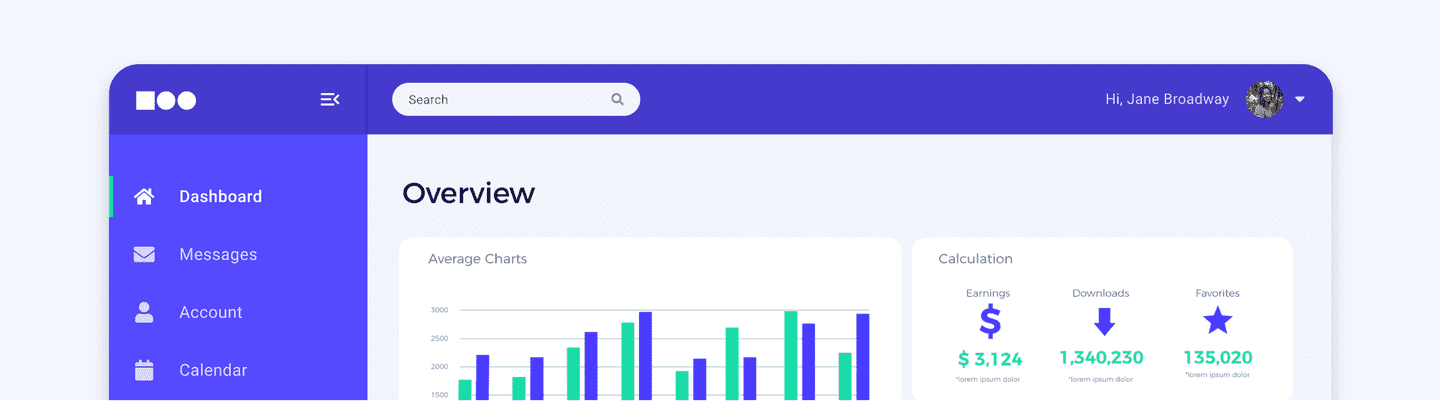 How to create a dashboard for your web platform